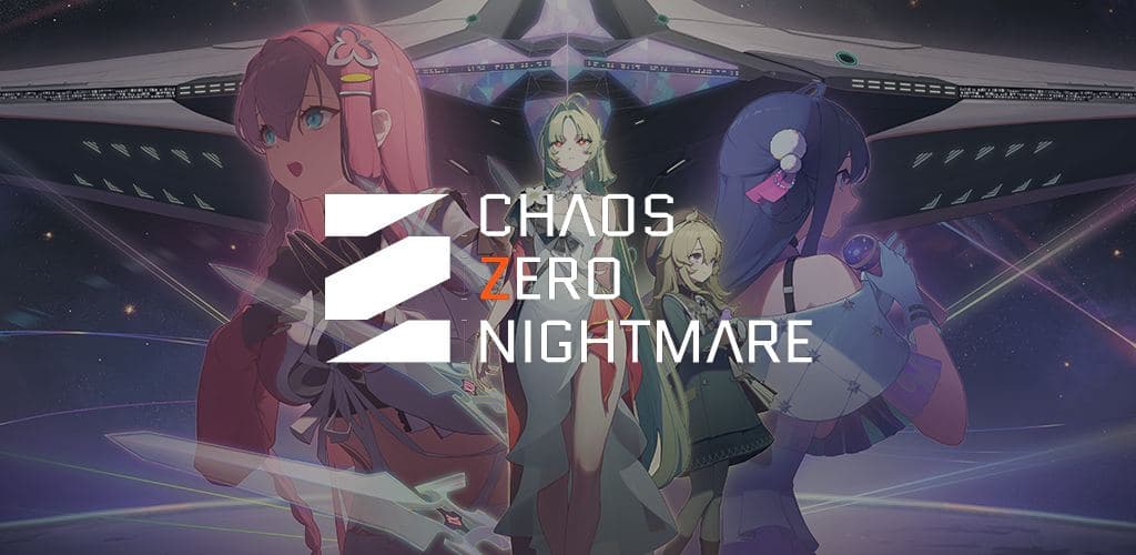 Chaos Zero Nightmare store art showing four Combatants before the SS Nightmare, from the game's official listing.