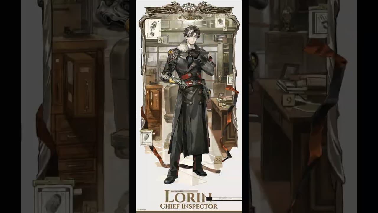 Character title page for Lorin, Chief Inspector, published on the official Silver Palace channel on 2 August 2026