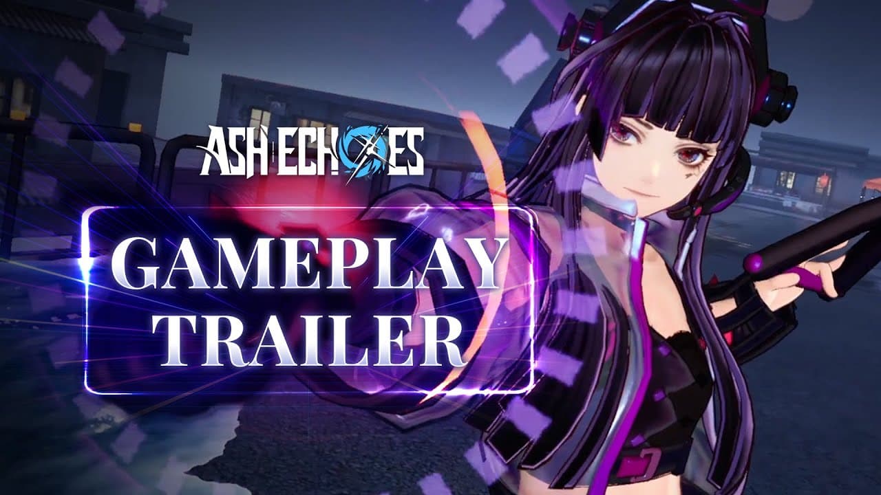 Ash Echoes SEA gameplay trailer frame showing Echomancer squad combat